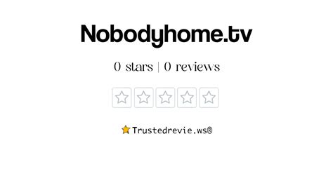 nobody home.tv|More.